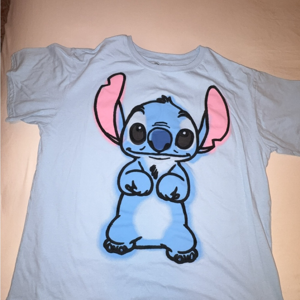 Disney Stitch Light Blue T-Shirt